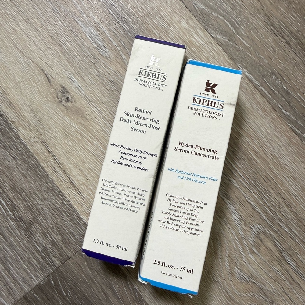 Kiehl's Retinol & Hydro-Plumping Serum Duo